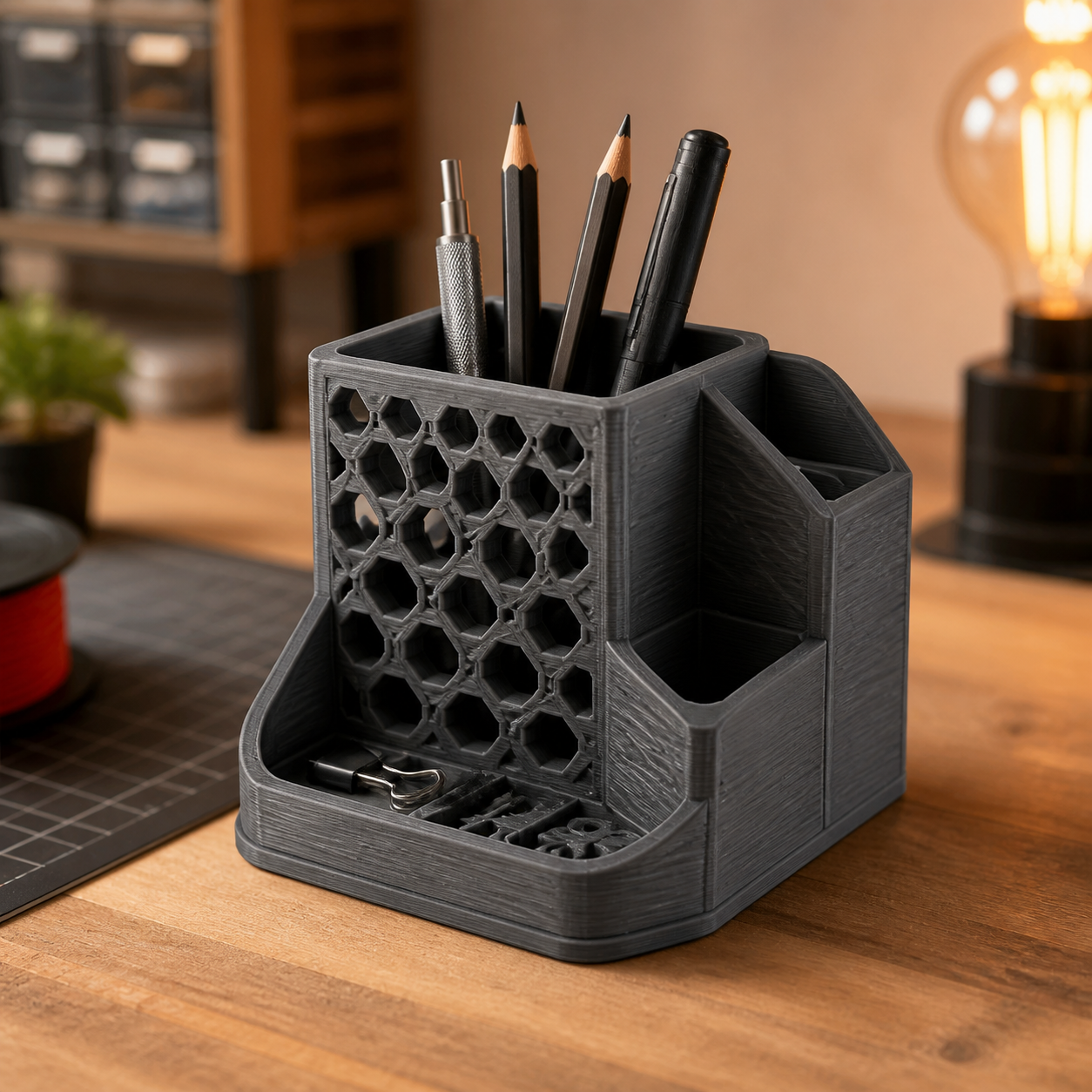 3D-Printed Desk Organizers