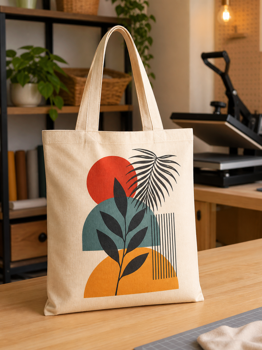 Personalized Heat-Press Totes