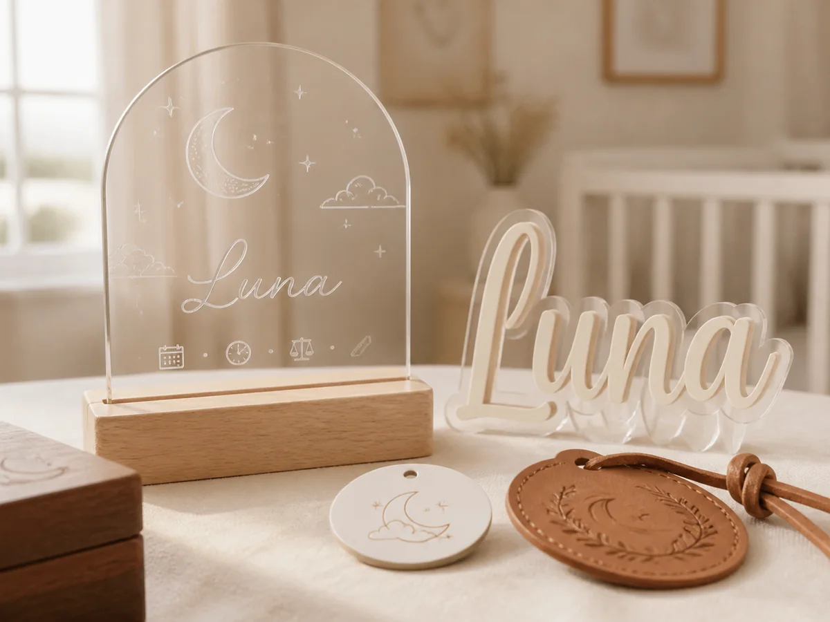 Baby Name Nursery Keepsake finished-product example