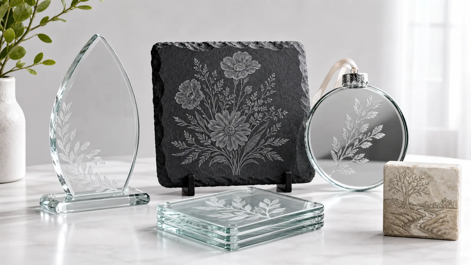 Glass & Stone Collection finished-product example