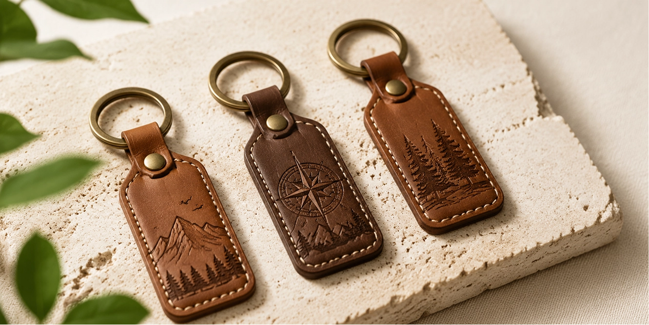 Custom Keychains finished-product example