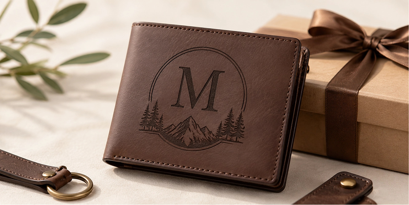 Monogram Wallet finished-product example